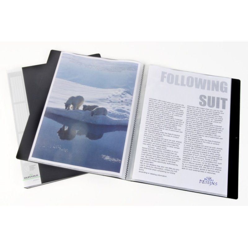 DURABLE Protège-documents DURALOKK, A4, avec 30 pochettes