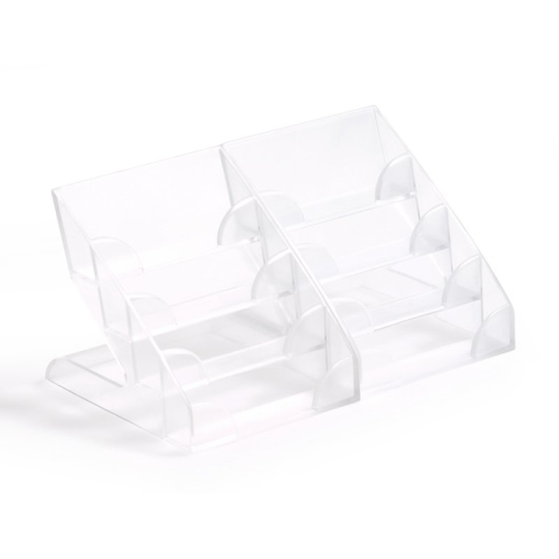 Durable 2439 rangement de cartes de visites Plastique Transparent