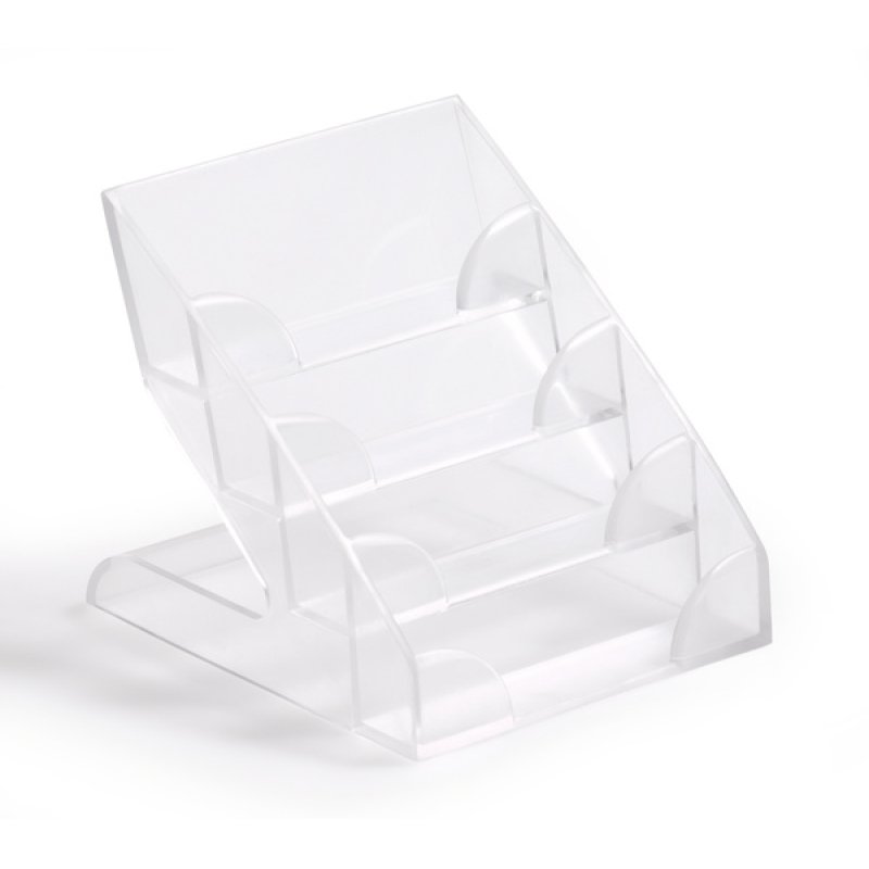 Durable 2439 rangement de cartes de visites Plastique Transparent