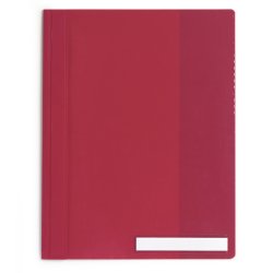 Durable CLEAR VIEW MANAGEMENT FILE A4 report cover PVC Red, Transparent