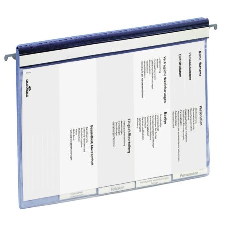Durable Personnel Folder hanging folder Blue 1 pc(s)