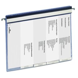 Durable 2555 hanging folder A4 Blue 1 pc(s)