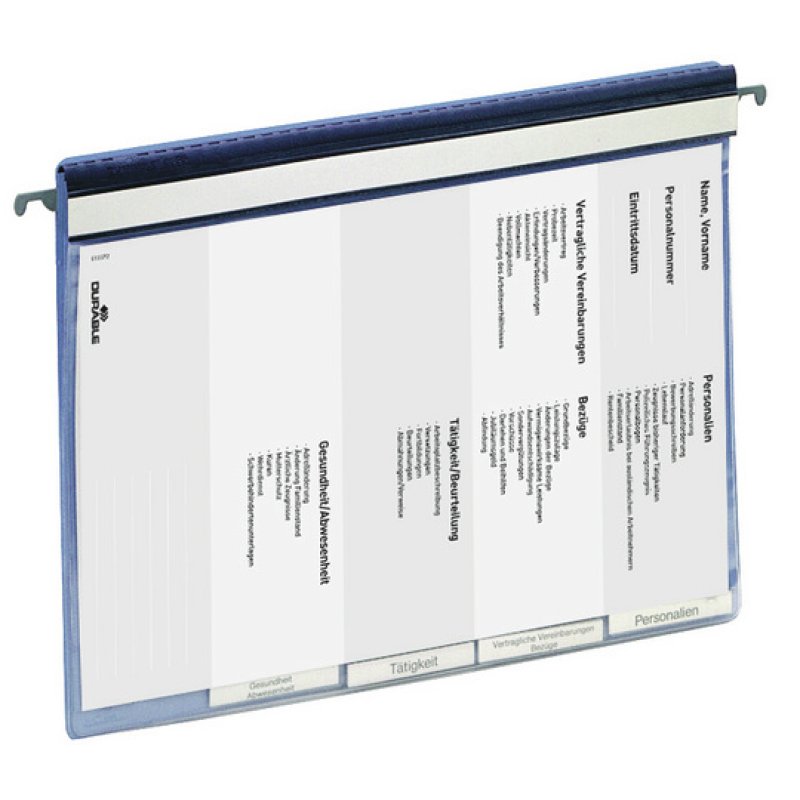 Durable 2555 hanging folder A4 Blue 1 pc(s)