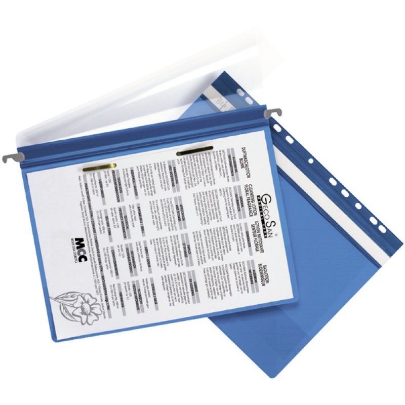 DURABLE Dossier suspendu Economy, format A4, bleu