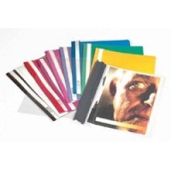 Durable CLEAR VIEW FOLDER 2570 A4 report cover Red