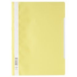 Durable 2573-04 protège documents Polypropylène (PP) Transparent, Jaune