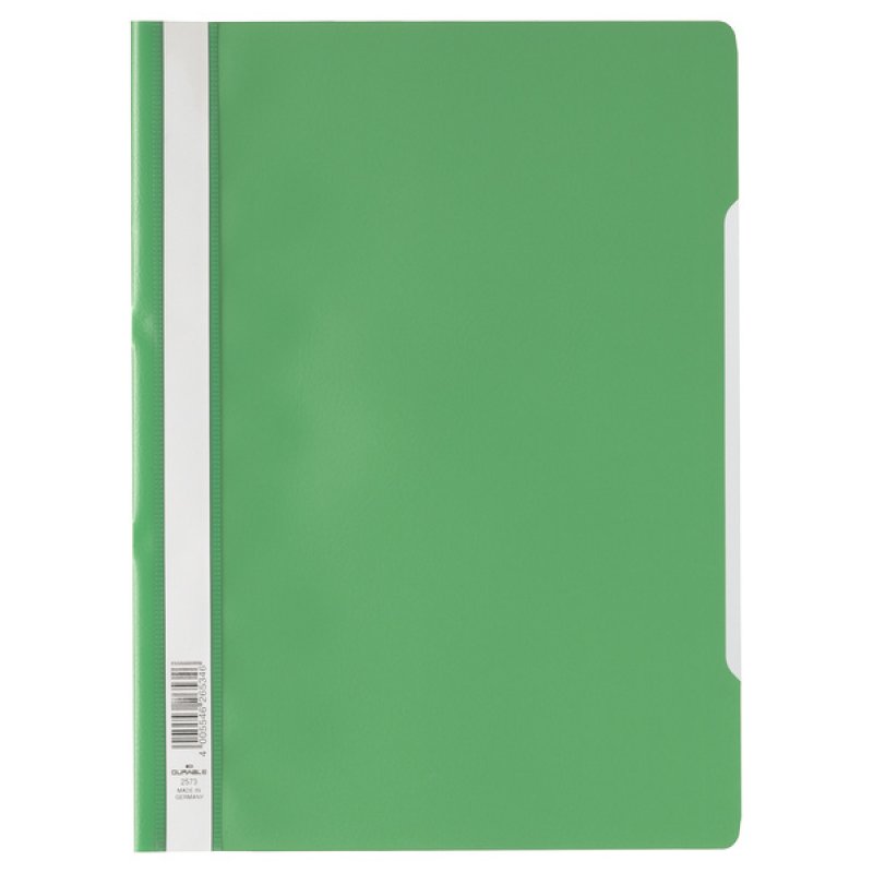 Durable 2573-05 report cover Polypropylene (PP) Green, Transparent