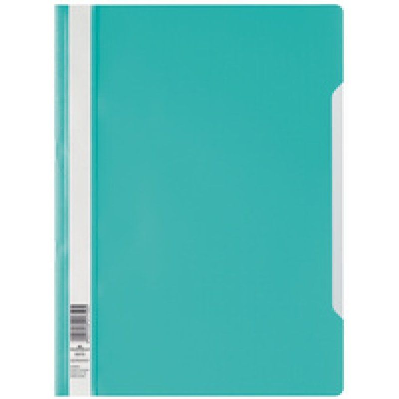 DURABLE Chemise à lamelle, A4, en PP, turquoise