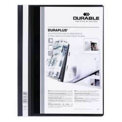 Durable Duraplus report cover Black