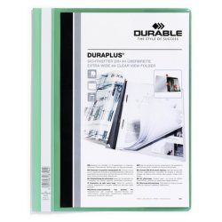 Durable DURAPLUS protège documents Vert, Transparent