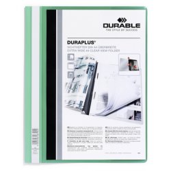 Durable DURAPLUS report cover Green, Transparent