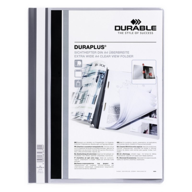 Durable DURAPLUS report cover Grey