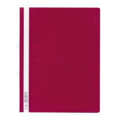 Durable Clear View Folder report cover PVC Red