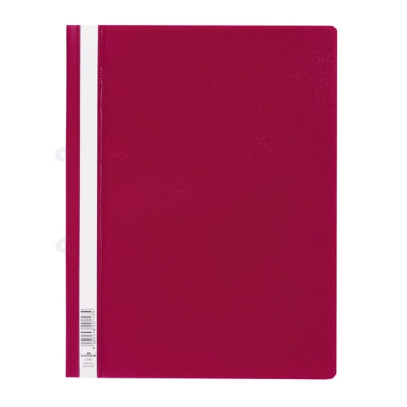Durable Clear View Folder report cover PVC Red