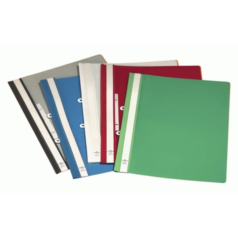 Durable Clear View Folder report cover PVC Red