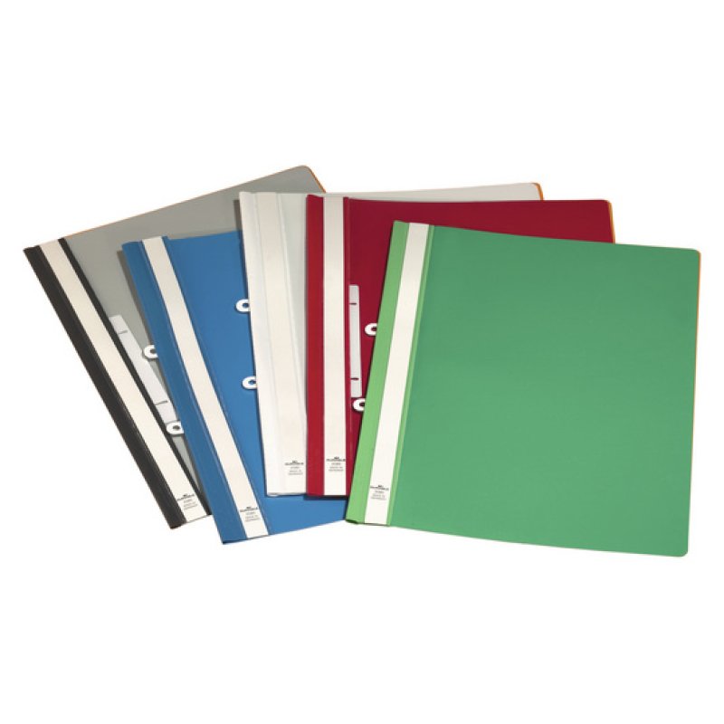 Durable Clear View Folder protège documents PVC Gris