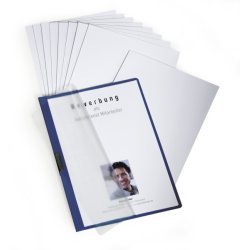 DURABLE Bewerbungs-System Profi, DIN A4, aus Hart-PVC, blau