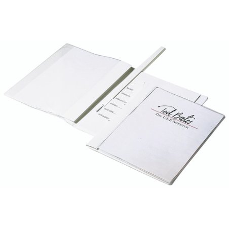 DURABLE Chemise à lamelle DURAPLUS de Luxe, A4, blanc