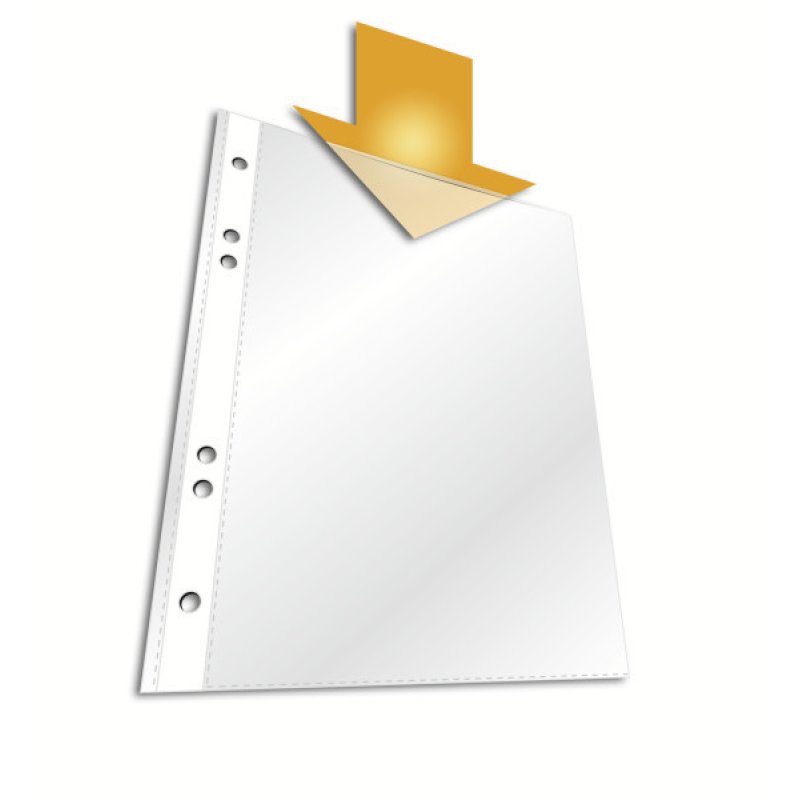 DURABLE pochettes perforées, A4, PP, transparent, 0,045 mm