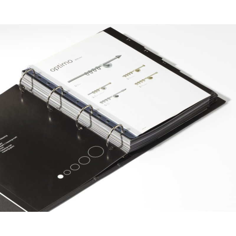 DURABLE Peigne à relier, A4, épaisseur: 3 mm, transparent