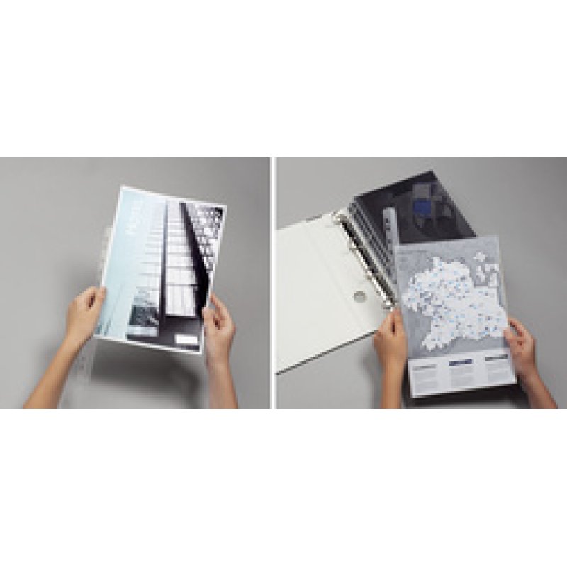 DURABLE Peigne à relier, A4, épaisseur: 6 mm, transparent