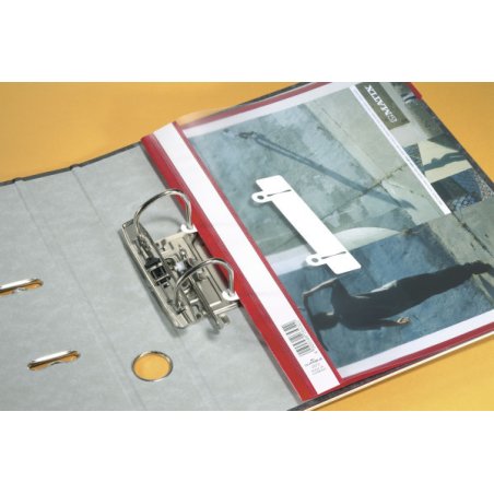 DURABLE Languette coulissante, blanc