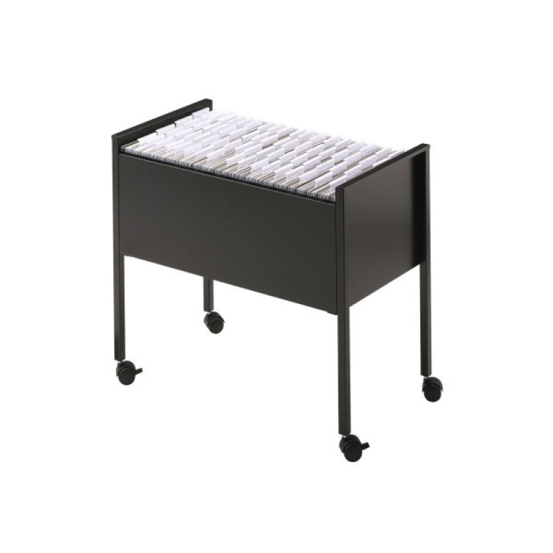 Durable 309501 Boîte à archives Acier inoxydable Noir