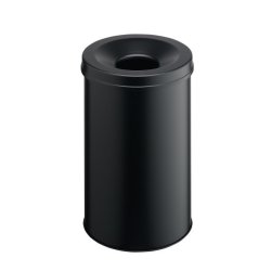 Durable 330601 waste container Round Steel Black