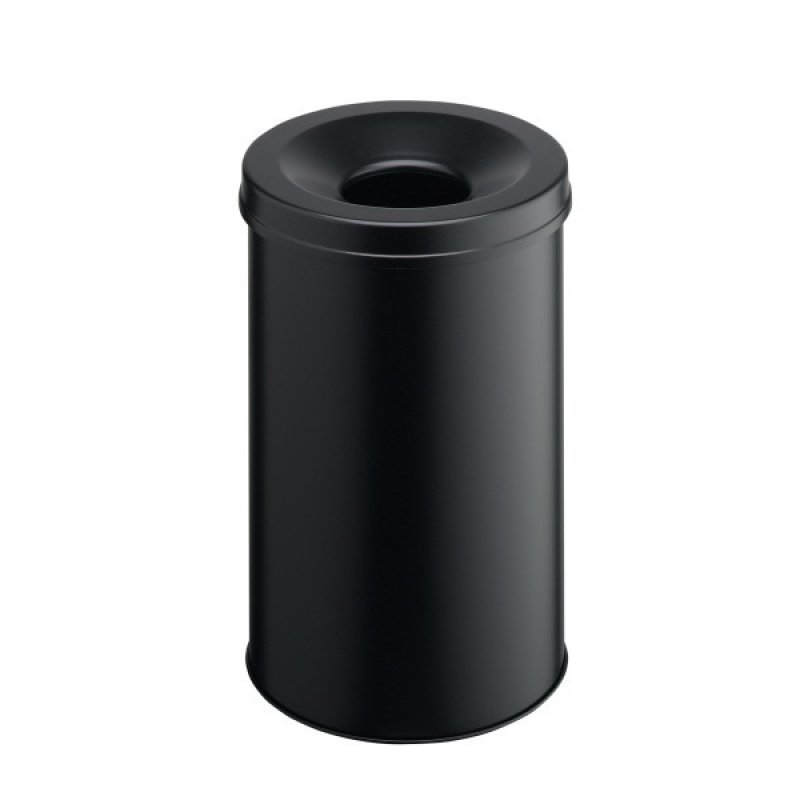 Durable 330601 waste container Round Steel Black