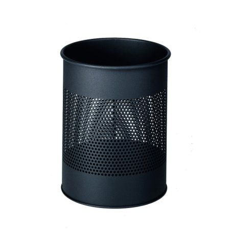 Durable 331058 trash can 15 L Round Metal Anthracite