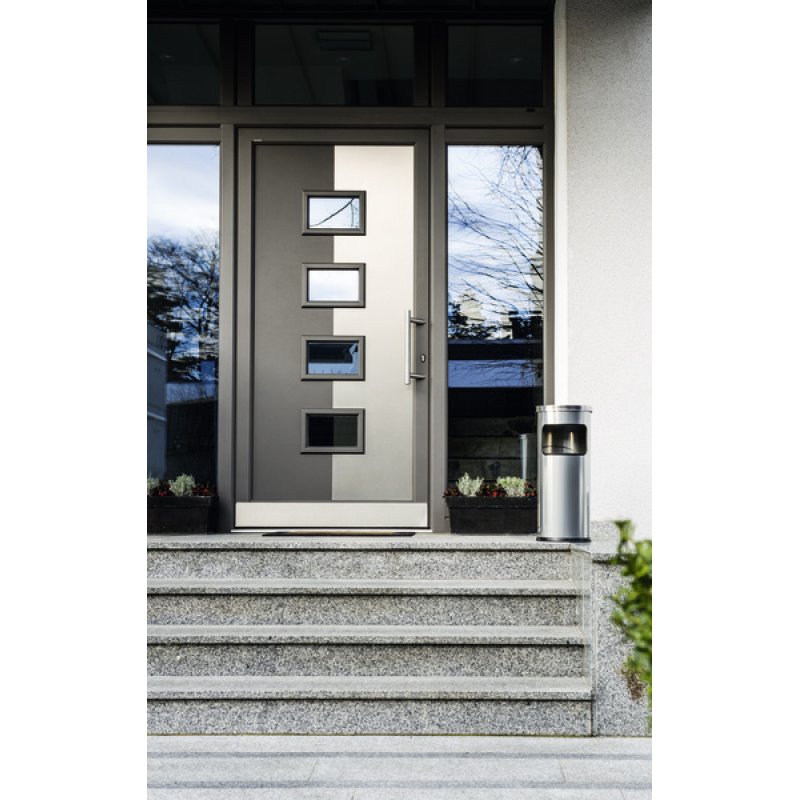 DURABLE Corbeille à papier SAFE, avec couvercle étouffoir