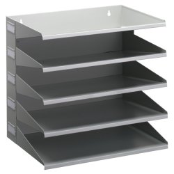 Durable 3360-10 file storage box Polyester, Steel Grey
