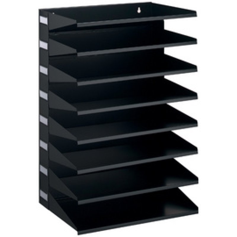 DURABLE Station de tri Business, 8 compartiments, noir