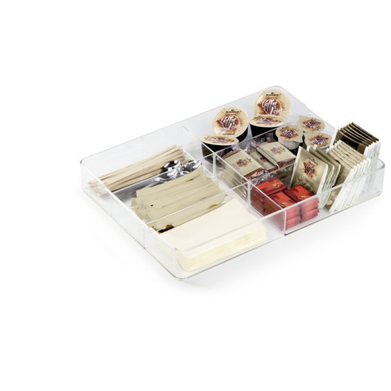 Durable 338419 desk drawer organizer Acrylic Transparent