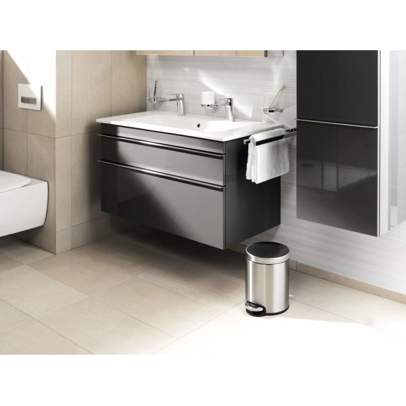 Durable Pedal bin stainless steel 5L round