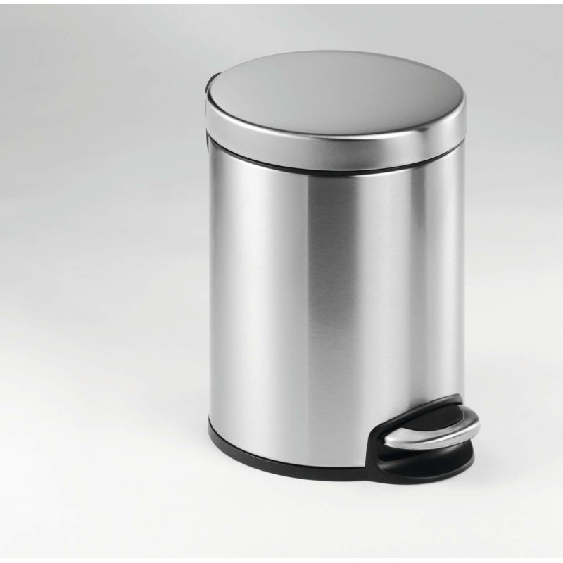 Durable Pedal bin stainless steel 5L round