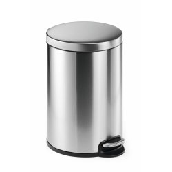 Durable Pedal bin stainless steel 20L round