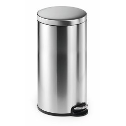 Durable Pedal bin stainless steel 30L round