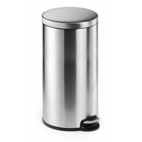 Durable Pedal bin stainless steel 30L round