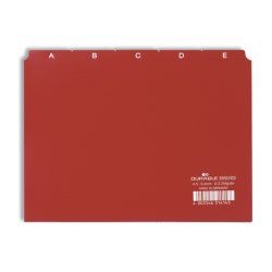 Durable 3650/03 index card Red 25 pc(s)