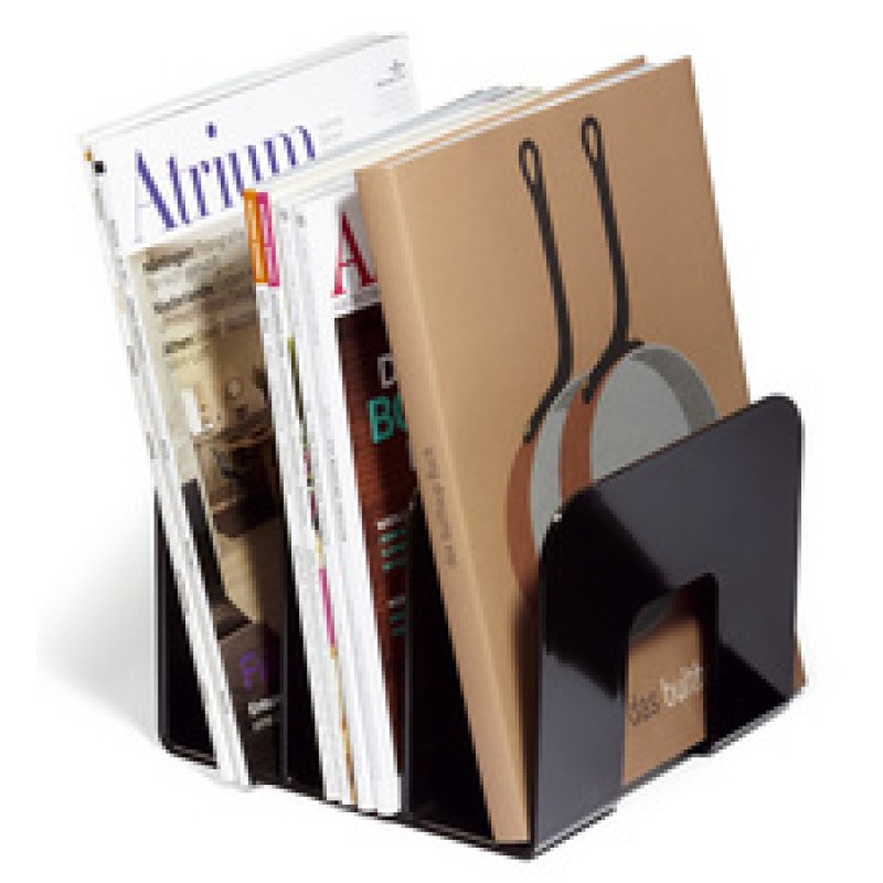 DURABLE Porte-revues TREND, plastique, 3 compartiments, gris