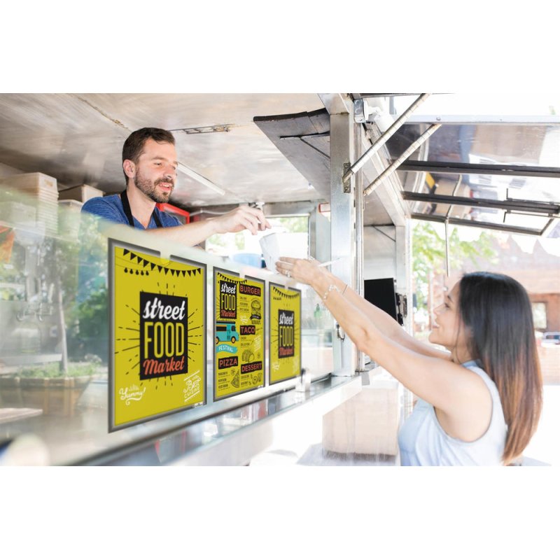 DURABLE Pochette d'affichage, A4, auto-adhésif