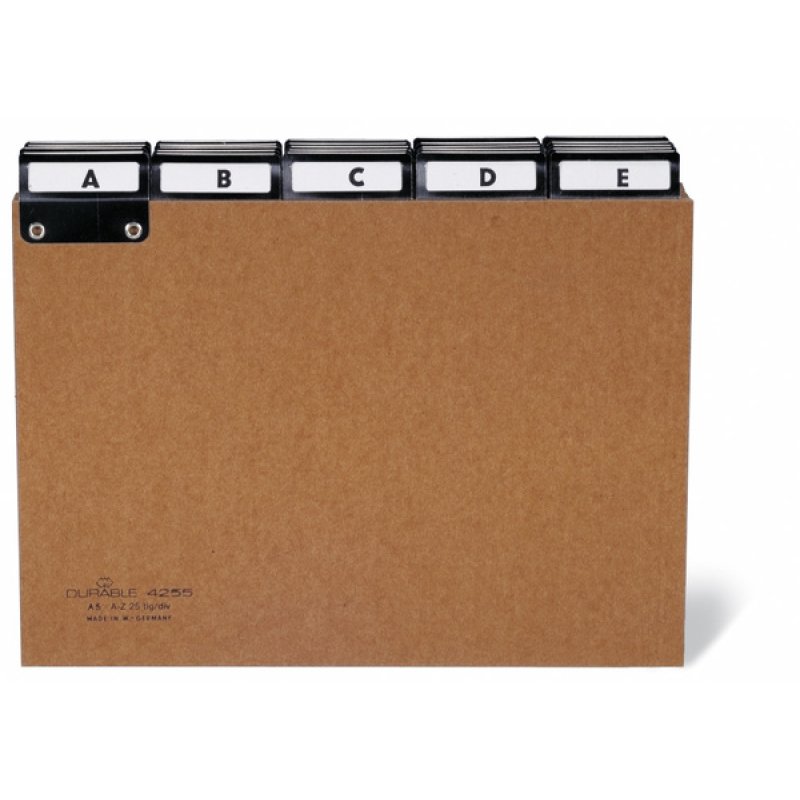 Durable 4255 index card Brown 25 pc(s)