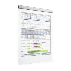 DURABLE Bande magnétique DURAFIX RAIL autoadhésif, argent