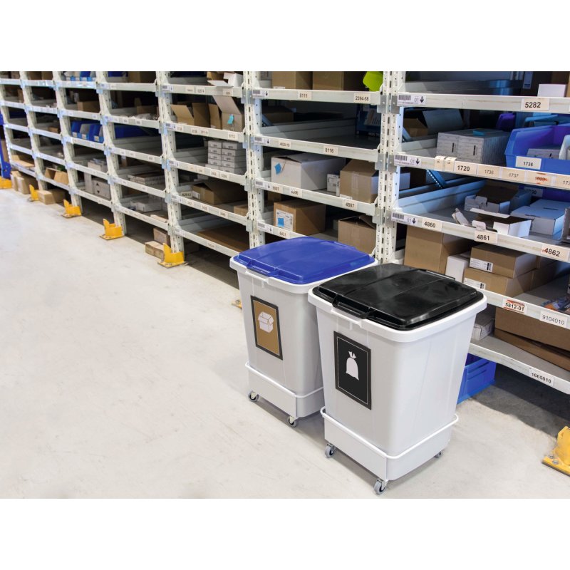 Durable 1800474040 Carré Plastique Bleu