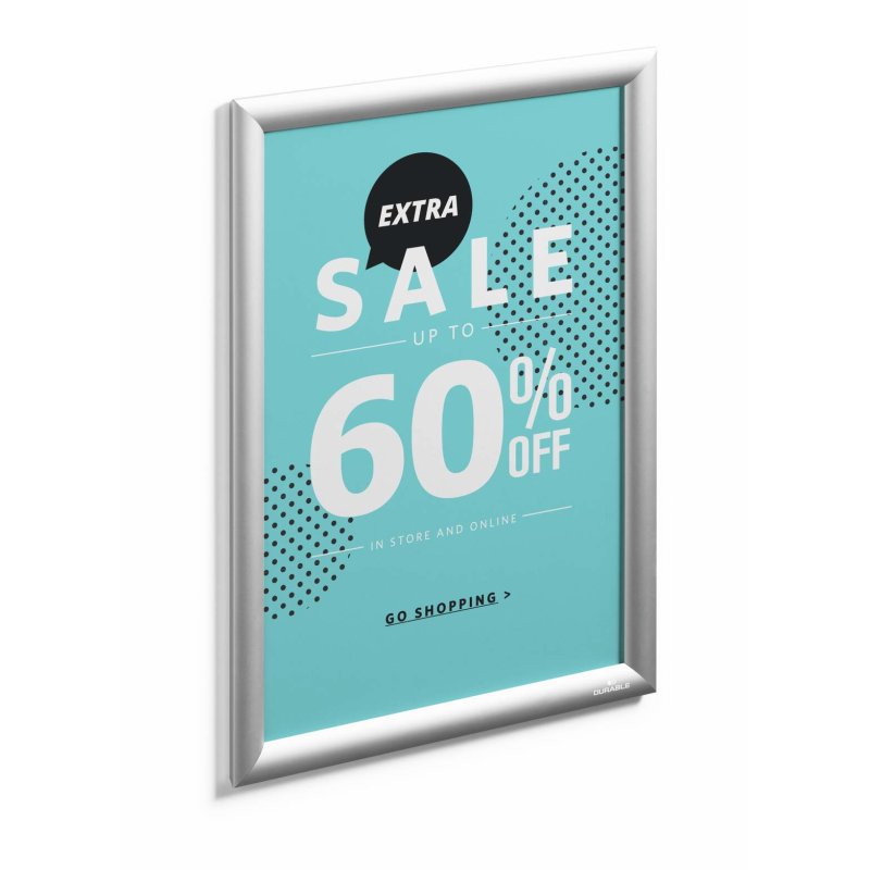 DURABLE Cadre porte-affiche, A3, profil 25 mm, aluminium