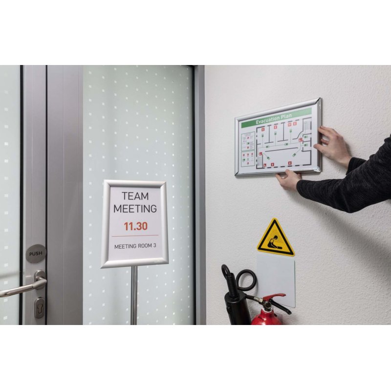 DURABLE Cadre porte-affiche, A3, profil 25 mm, aluminium