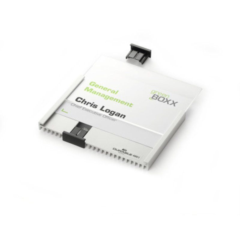 Durable 480123 sign holder/information stand Aluminium Silver