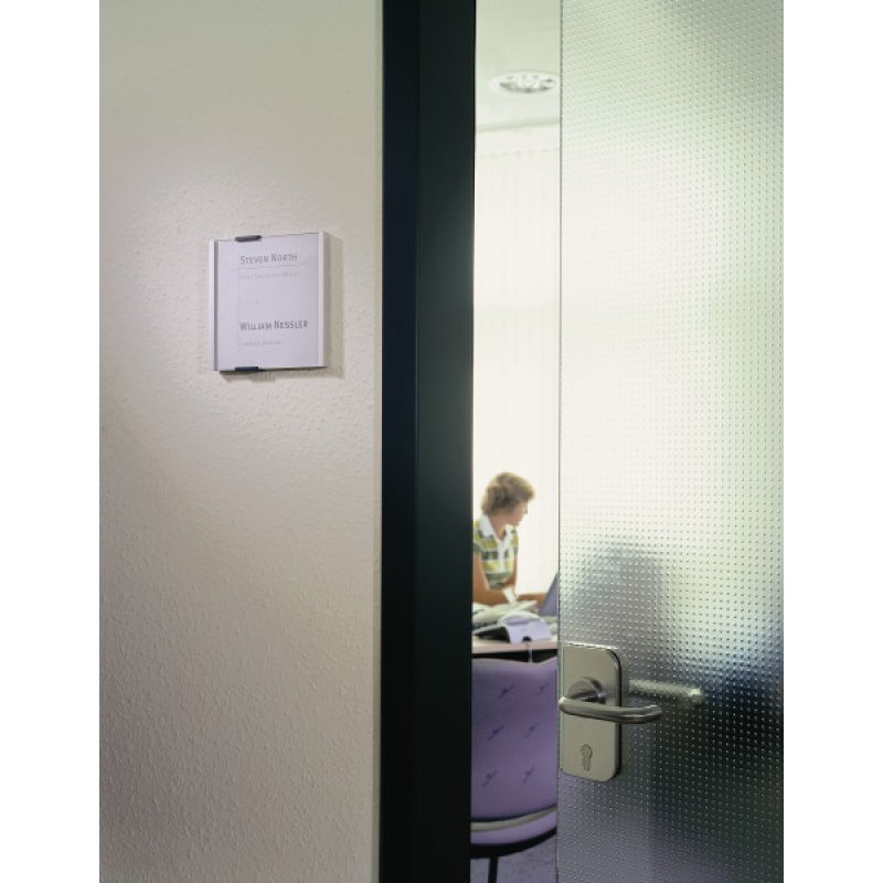 Durable INFO SIGN Sign holder 15 x 15cm Acrylic, Aluminium Silver