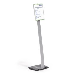Durable INFO SIGN Information stand A4 Acrylic, Aluminium Silver